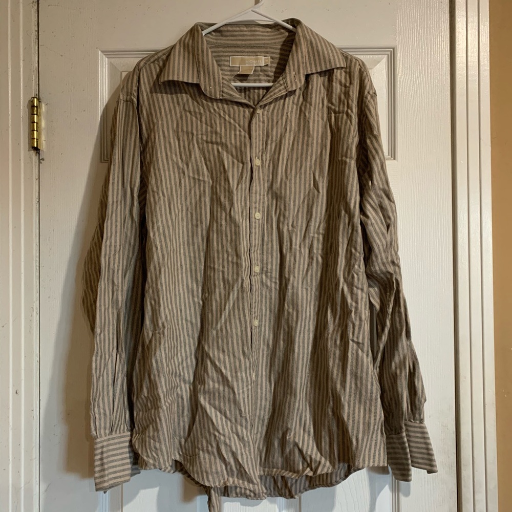 MICHAEL Michael Kors Striped Button Down